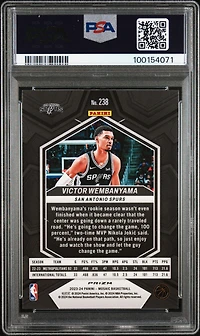 2023 Panini Mosaic Victor Wembanyama Mosaic PSA