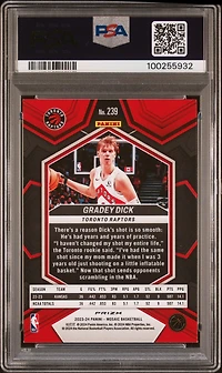 2023 Panini Mosaic 239 Gradey Dick Genesis PSA 10
