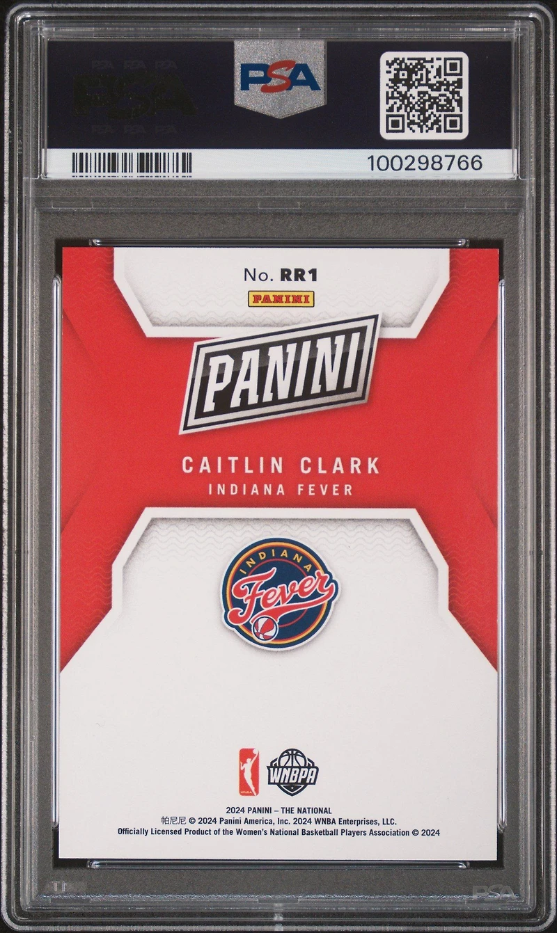 2024 Panini National Sports Collectors Convention Rated Rookie Rr1 Caitlin Clark Orange PSA 9