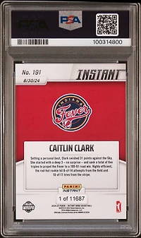 2024 Panini Instant Wnba Caitlin Clark PSA