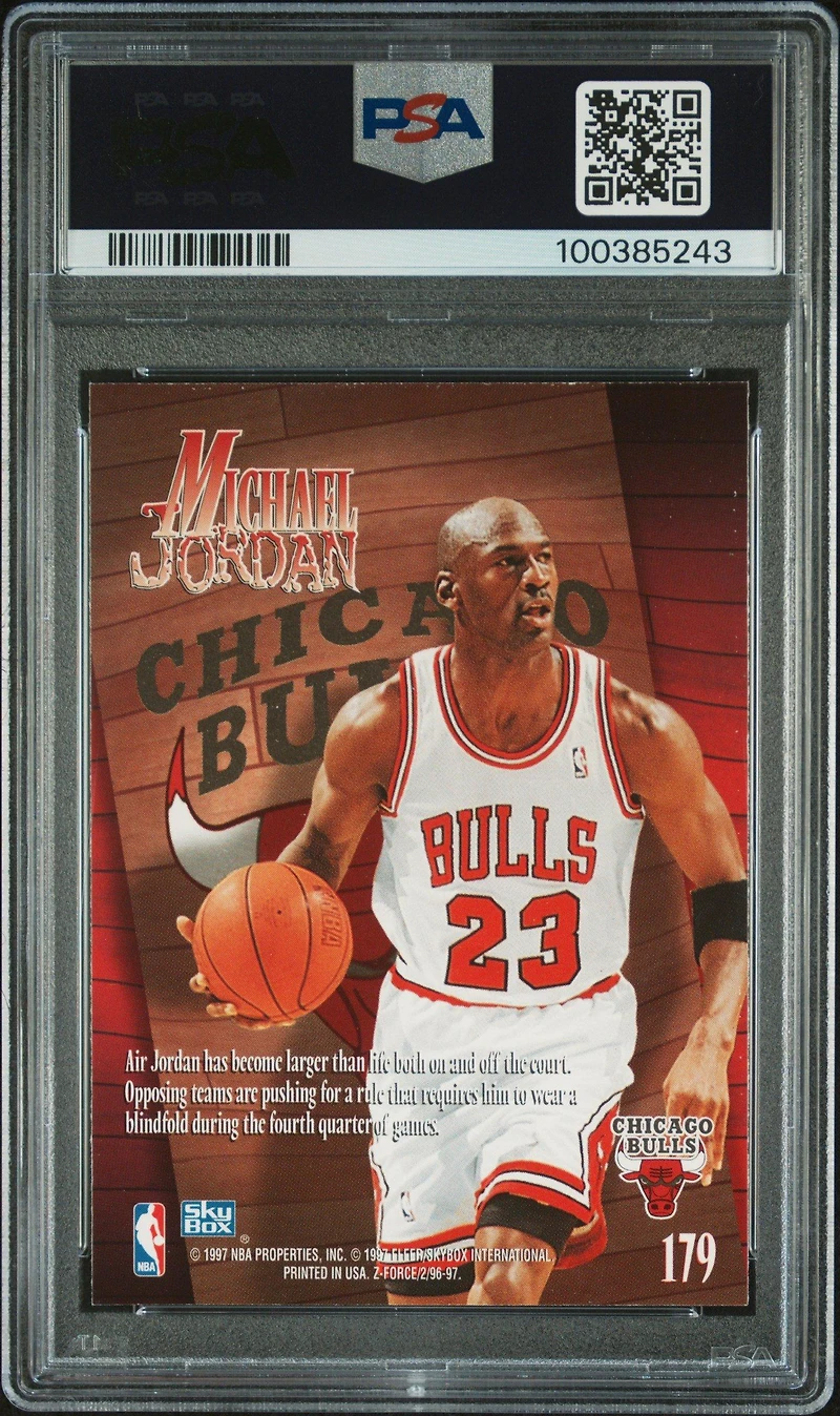 Skybox Z-force Michael Jordan PSA