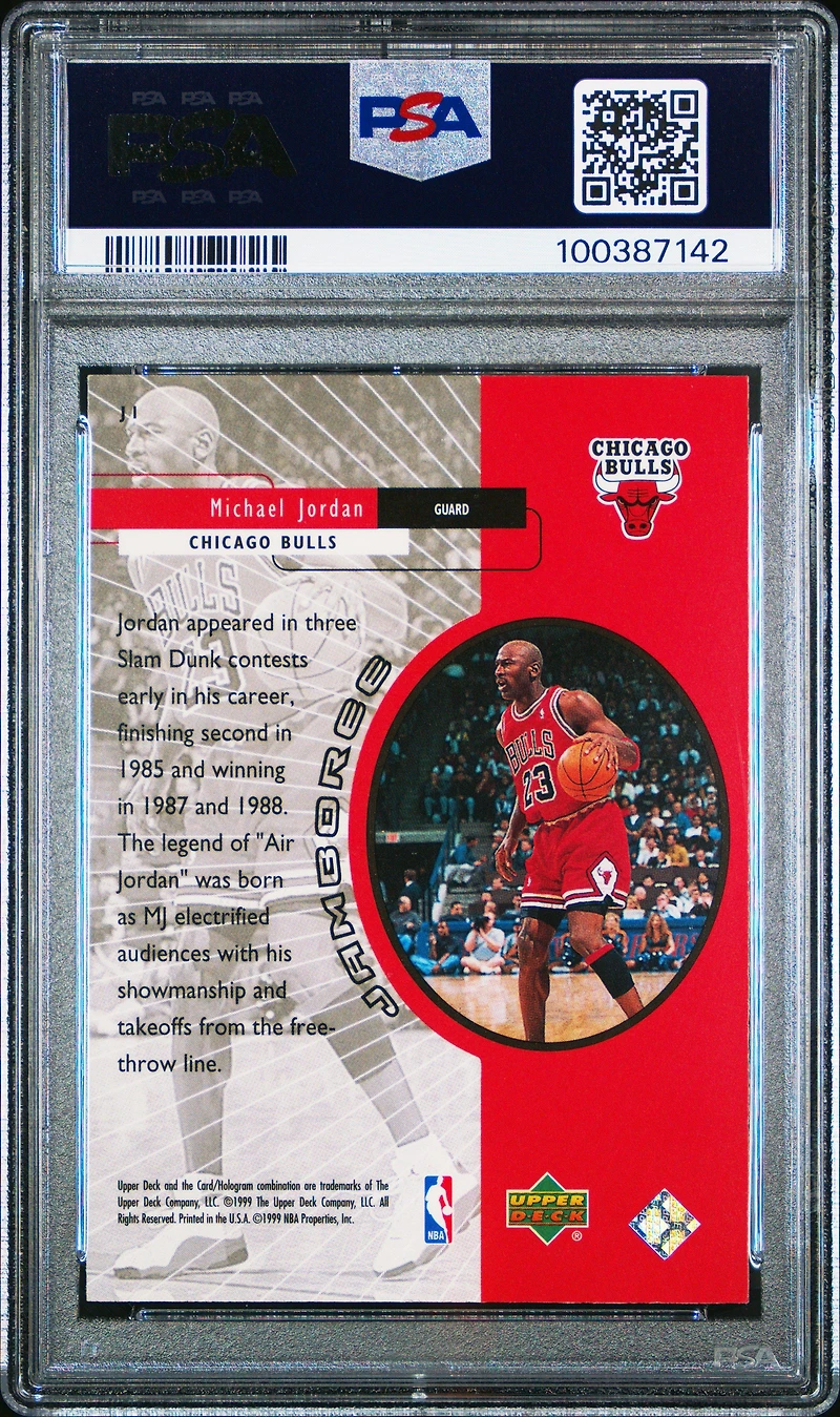 1999 Upper Deck Jamboree J1 Michael Jordan PSA 10
