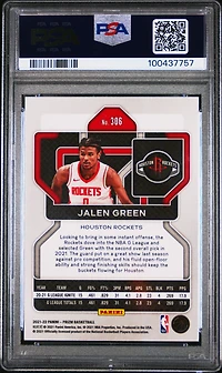 2021 Panini Prizm 306 Jalen Green PSA 10