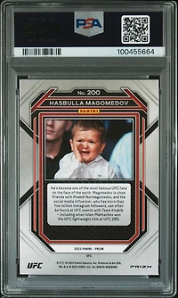 2023 Panini Prizm Ufc 200 Hasbulla Magomedov Ice PSA 9