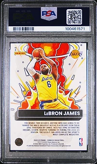 Panini Donruss Bomb Squad Lebron James PSA