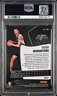 2023 Panini Revolution 104 Victor Wembanyama Winter PSA 9