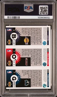 1996 Collector's Choice Mini Ii Jermaine O'neal/kobe Bryant/kevin Garnett PSA