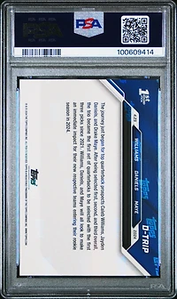 2024 Topps Now Dtrip Jayden Daniels\caleb Williams\drake Maye PSA