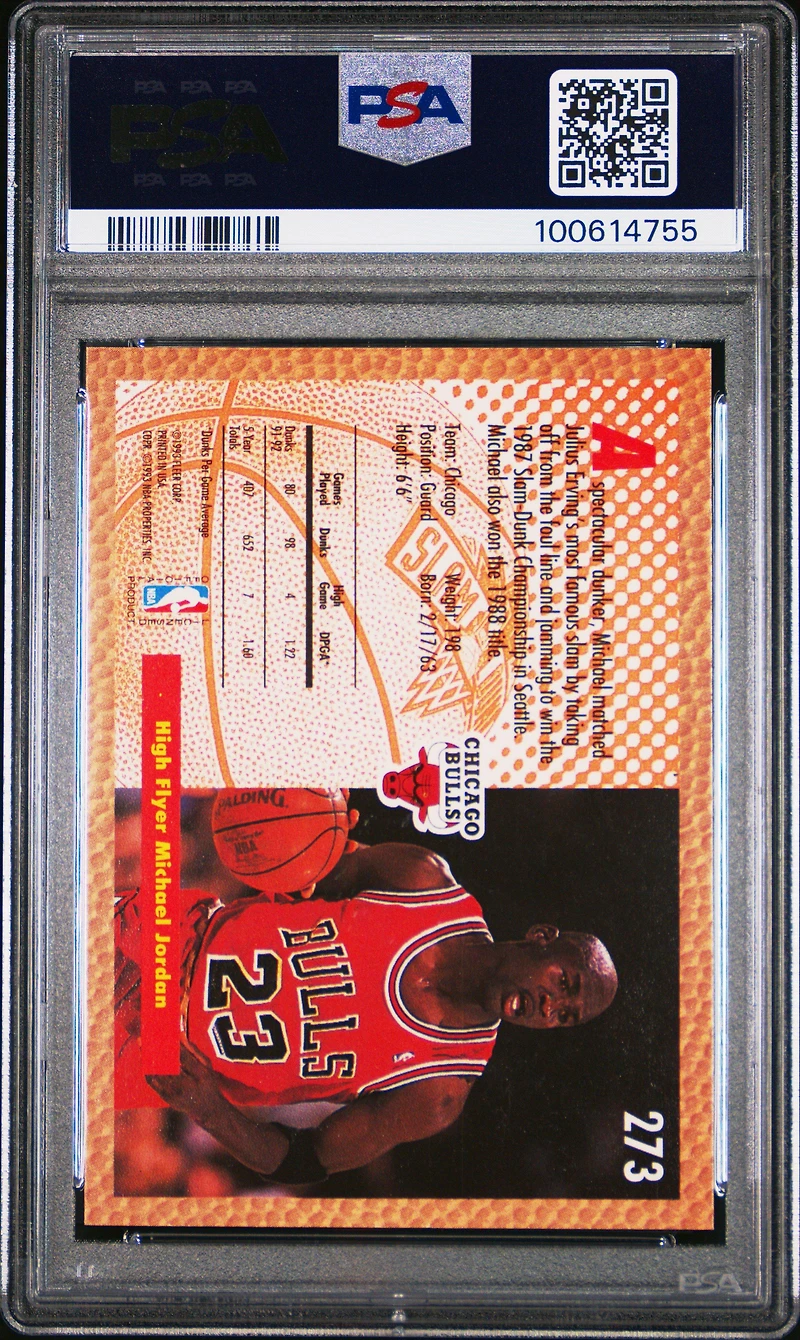 1992 Fleer Michael Jordan PSA