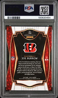 2020 Panini Select Joe Burrow Silver Prizm PSA