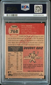 2024 Topps Living 768 Paul Skenes PSA 9