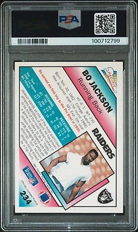 1991 Pacific 234 Bo Jackson PSA 9