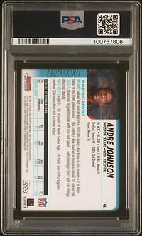 2003 Bowman Chrome 195 Andre Johnson PSA 9
