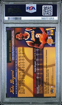 1998 Ultra 61 Kobe Bryant PSA