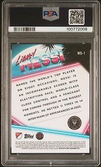 2024 Topps Mls Superstars World's Greatest Wg1 Lionel Messi PSA 9