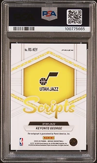 2023 Panini Mosaic Rookie Scripts Rskey Keyonte George PSA 10