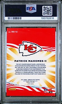 2021 Panini Donruss Optic My House! Mh12 Patrick Mahomes Ii PSA 10