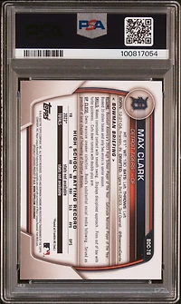 2023 Bowman Draft Bdc76 Max Clark Chrome PSA 10