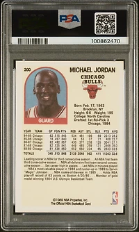 1989 Hoops 200 Michael Jordan PSA