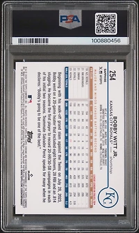 2024 Topps Chrome Sapphire 254 Bobby Witt Jr. Black PSA 9