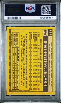 1990 Topps 336 Ken Griffey Jr. PSA