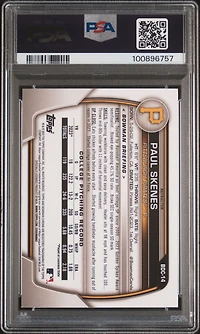 2023 Bowman Draft Bdc14 Paul Skenes Chrome-refractor PSA