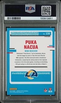 2023 Panini Donruss Optic 238 Puka Nacua Rocket PSA 10