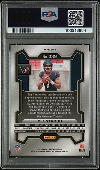 2023 Panini Prizm 339 Cj Stroud Disco Prizm PSA
