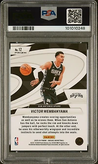 2023 Panini Mosaic Give And Go 12 Victor Wembanyama Mosaic PSA 10