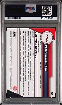 2023 Bowman University Chrome 90 Paige Bueckers PSA 10