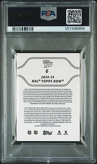 2024 Topps Now Nhl Stickers Macklin Celebrini PSA 10