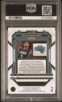 2022 Panini Prizm 249 Paolo Banchero PSA