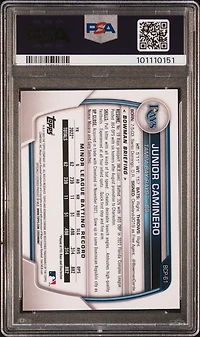 2023 Bowman Mega Box Chrome 61 Junior Caminero PSA 10