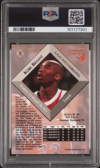 1996 Score Board Basketball Rookies 15 Kobe Bryant PSA 9