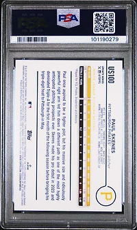 2024 Topps Update Us100 Paul Skenes Holiday PSA 9