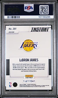 Panini Instant Lebron James PSA 10