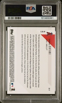 2018 Topps Now Spring Training St-7 Shohei Ohtani PSA 10