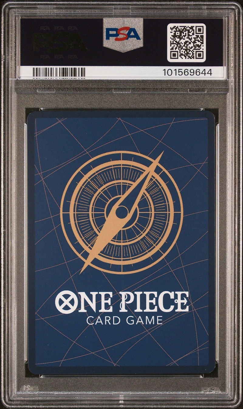2023 One Piece Op03-pillars Of Strength 012 Monkey D. Luffy Wanted Alternate Art PSA