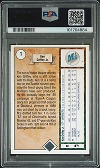 1989 Upper Deck 1 Ken Griffey Jr. Star Rookie PSA