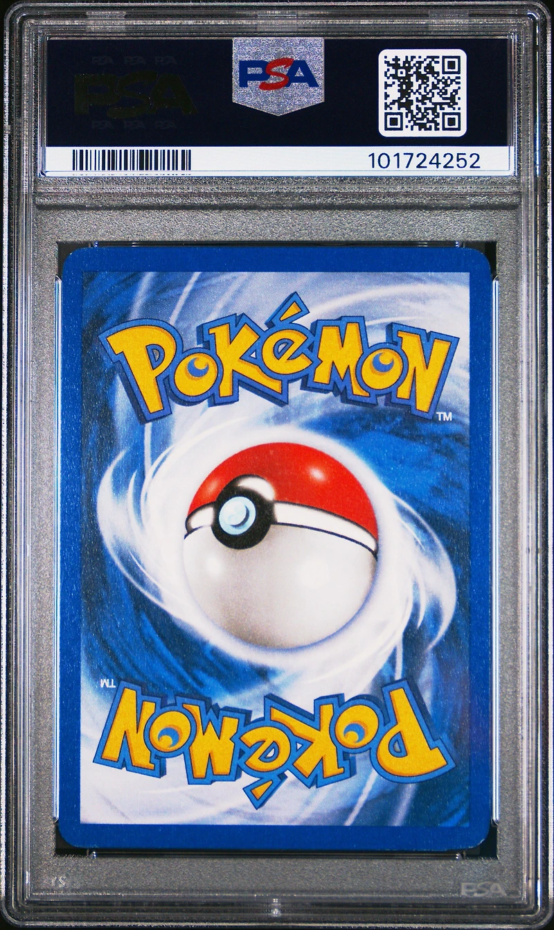 2000 Pokemon Rocket 17 Rainbow Energy-holo PSA 8
