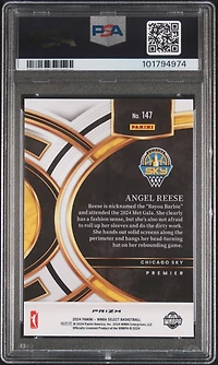2024 Panini Select Wnba 147 Angel Reese Ice PSA 10