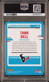 2023 Panini Donruss Optic 245 Tank Dell Holo PSA 10