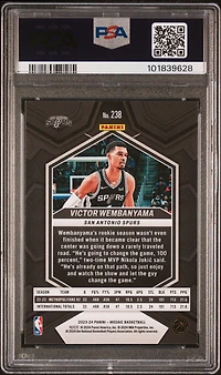 2023 Panini Mosaic 238 Victor Wembanyama PSA 10