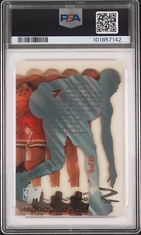 1995 Metal Slick Silver 3 Michael Jordan PSA 9