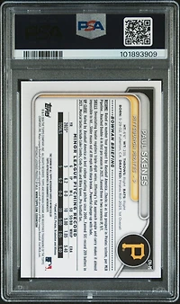 2024 Bowman Chrome Prospect Autographs Cpaps Paul Skenes PSA 9