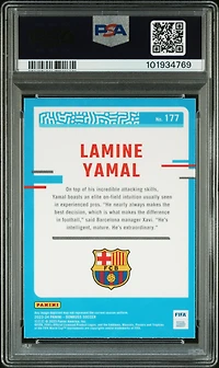 2023-24 Panini Donruss Fifa 177 Lamine Yamal Optic PSA 10