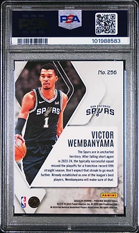 2023 Panini Phoenix 256 Victor Wembanyama Silver PSA 10