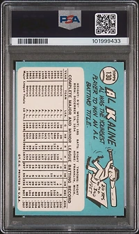 1965 Topps 130 Al Kaline PSA 8