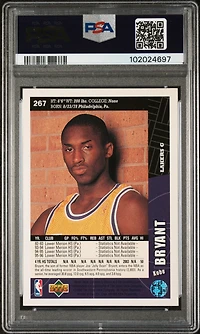 1996 Collector's Choice 267 Kobe Bryant PSA
