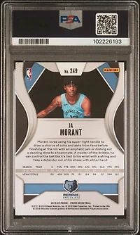 2019 Panini Prizm 249 Ja Morant PSA